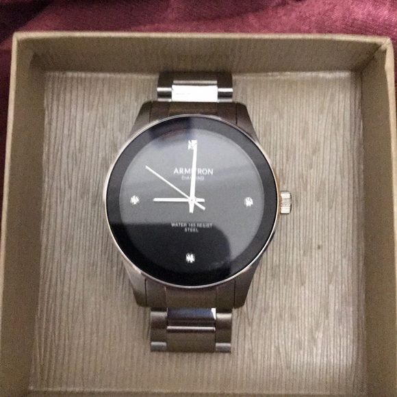 armitron diamond black watch
